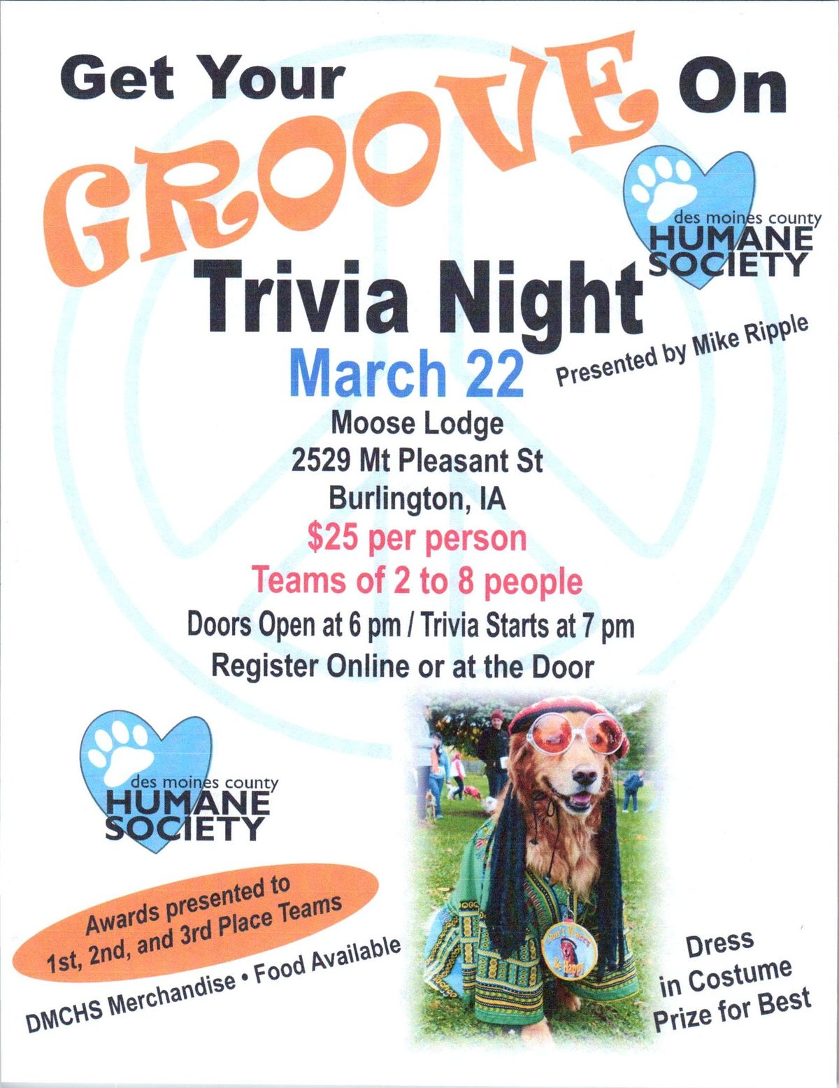 Trivia Night for Des Moines County Humane Society