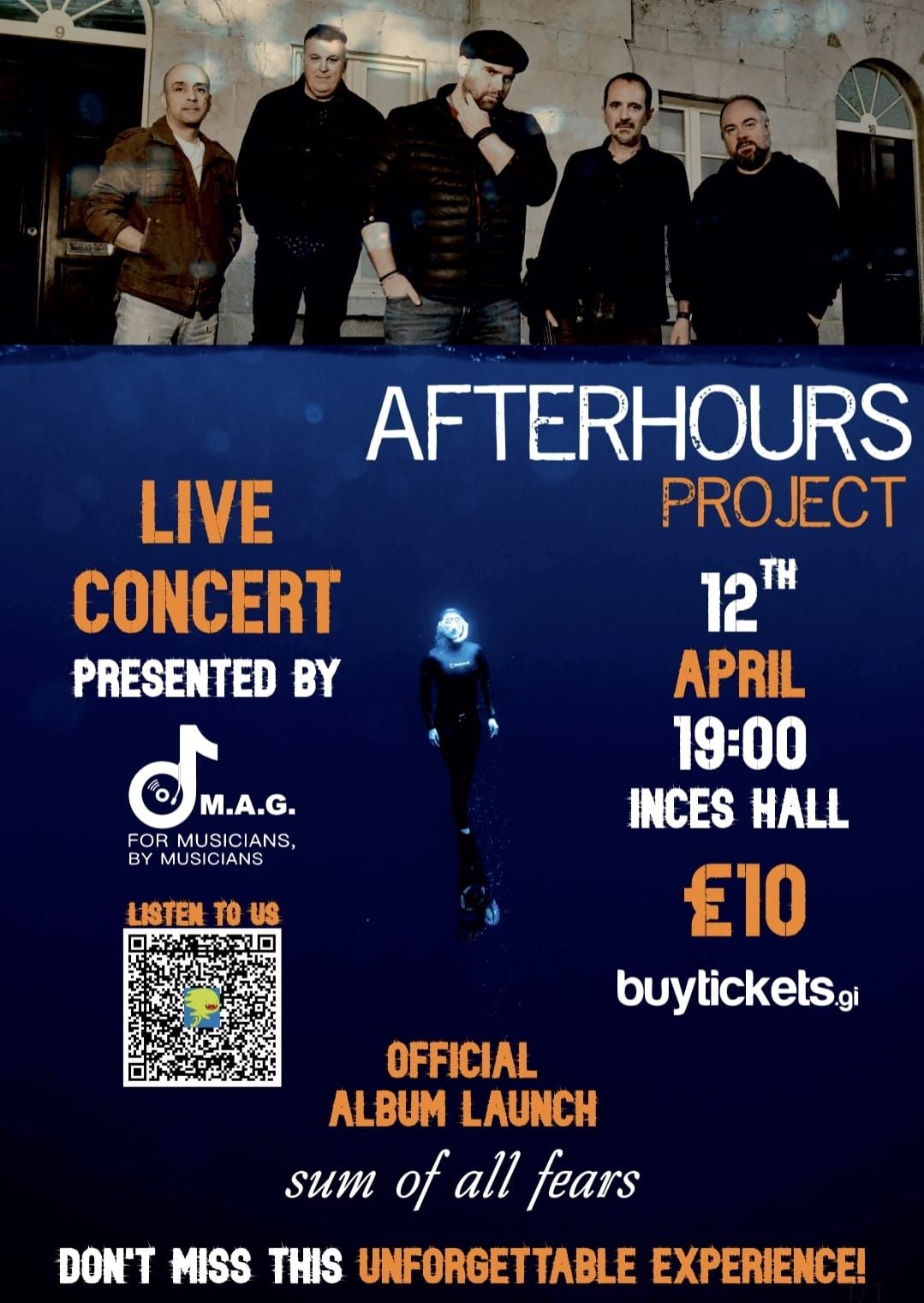 Afterhours Project LIVE @ Inces Hall