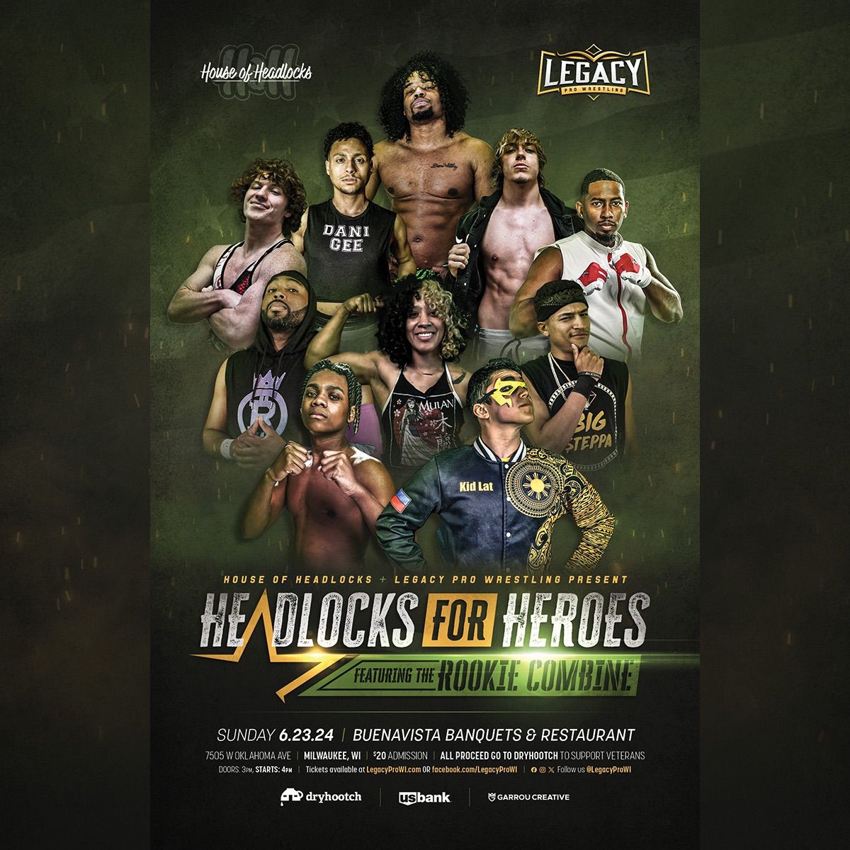 Headlocks For Heroes (The Rookie Combine)