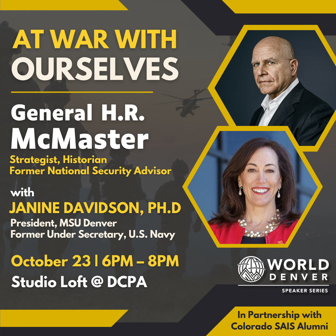 HR McMaster at Van Wezel Performing Arts Hall