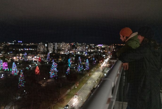 View holiday lights from City Hall!