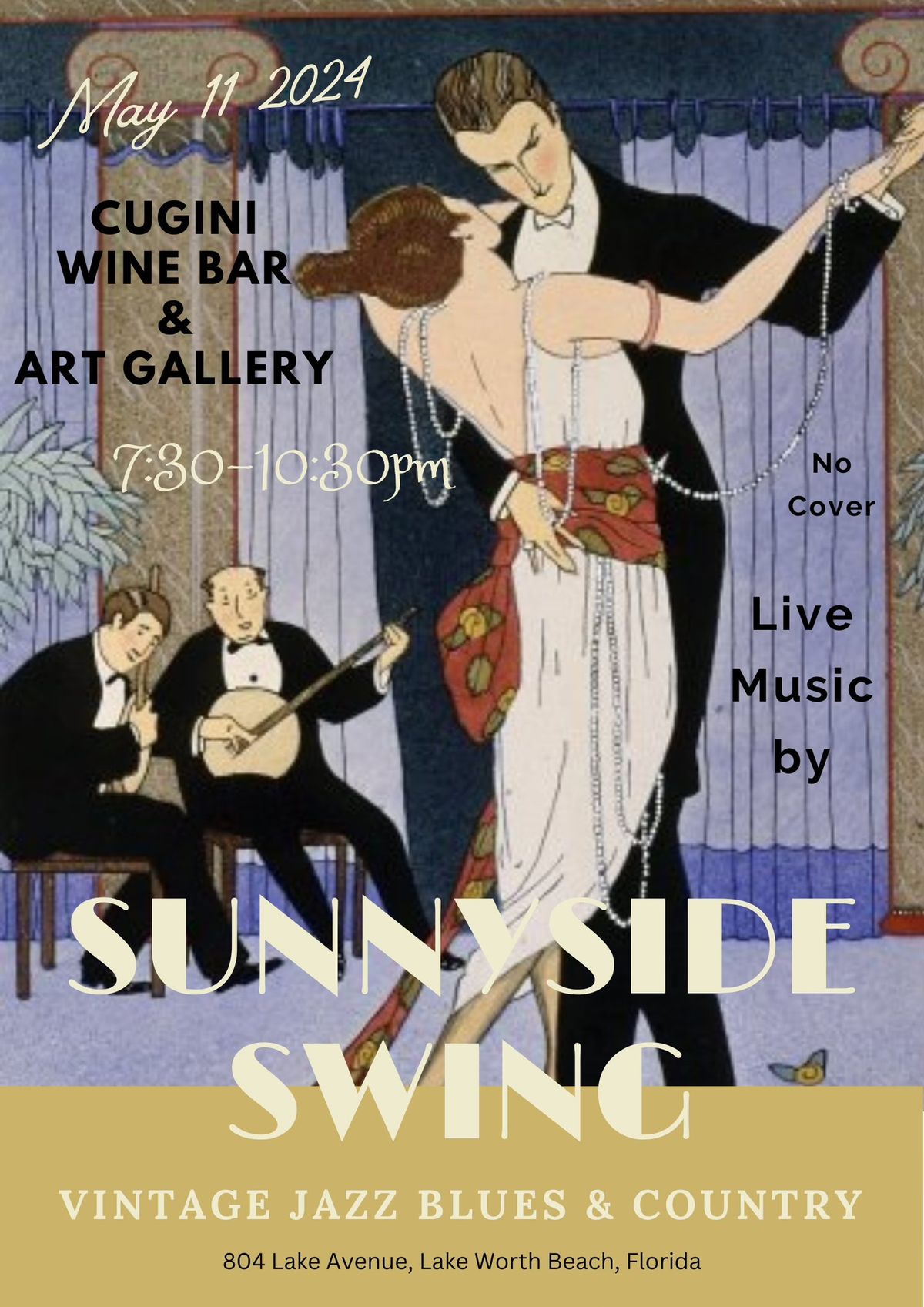 Vintage Jazz, Blues, & Country music with Sunnyside Swing and Friends