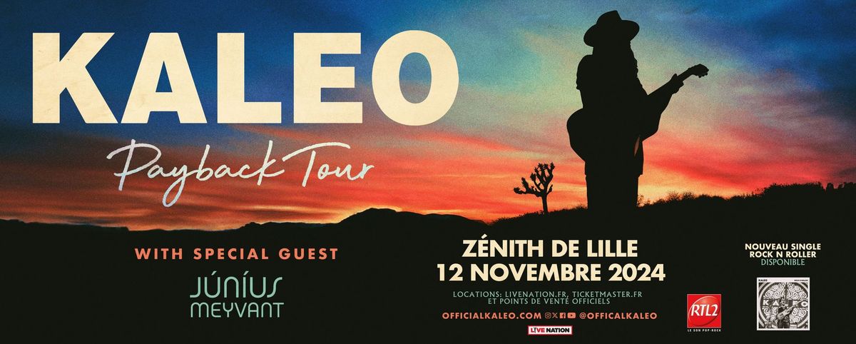 Kaleo \u2022 Mardi 12 novembre 2024 \u2022 Z\u00e9nith, Lille