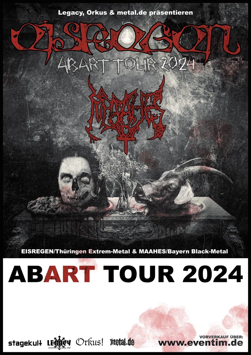 Eisregen + Maahes | Abart Tour 2024 | 02.11.24 | Die Stadtmitte, Karlsruhe