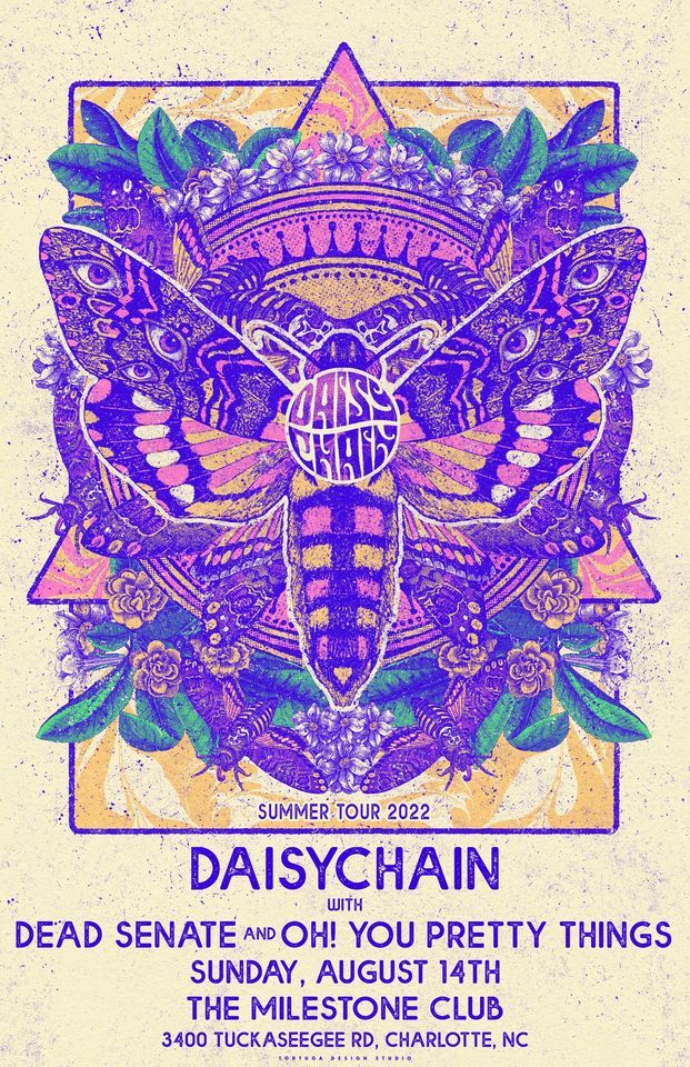 DAISYCHAIN w\/ DEAD SENATE & OH! YOU PRETTY THINGS at The Milestone on Sunday August 14th 2022