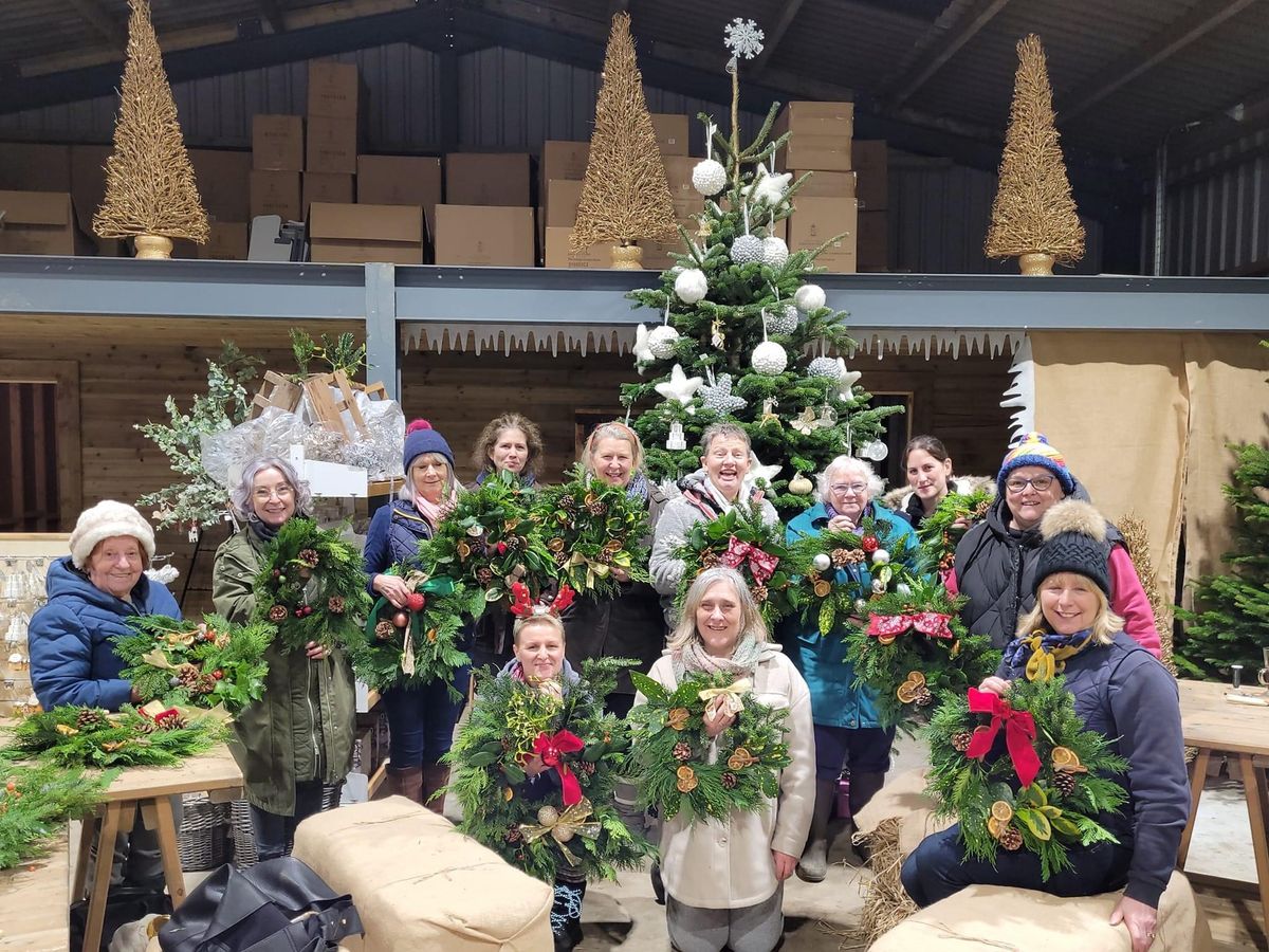 Christmas Wreath Making by A Trace Of Craft 