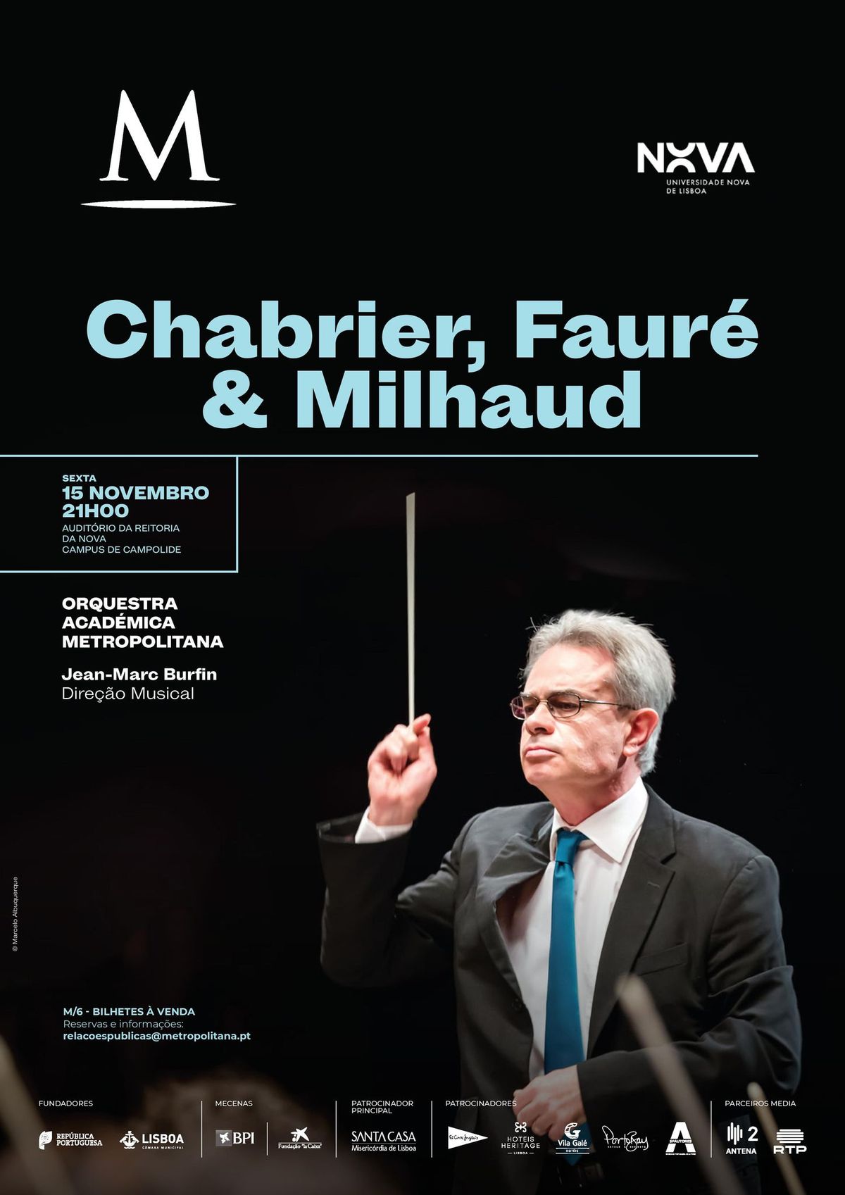 Chabrier, Faur\u00e9 & Milhaud | Orquestra Acad\u00e9mica Metropolitana