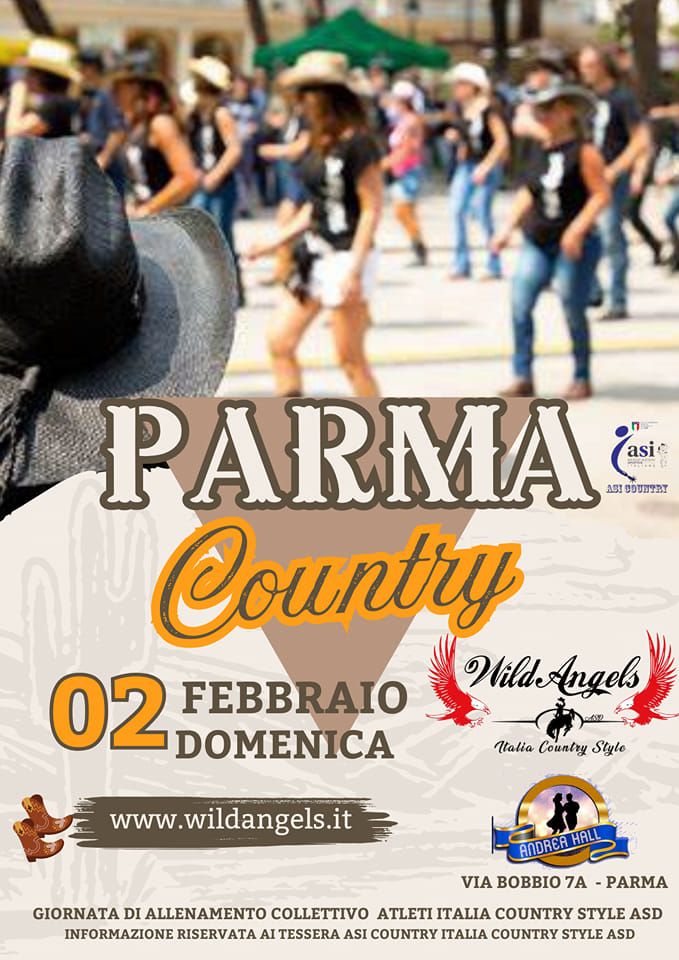 Parma Country, allenamento ad Andrea Hall