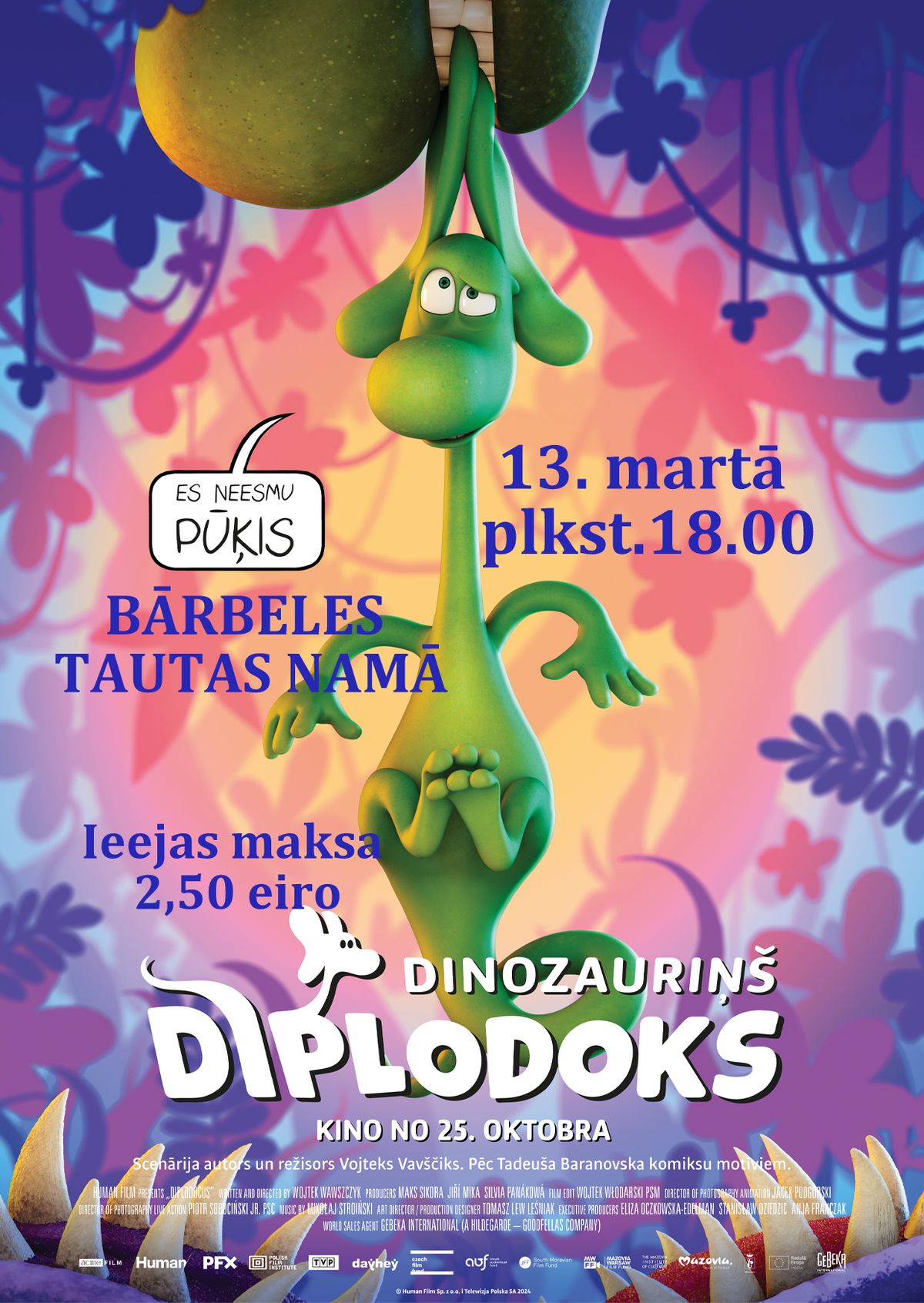 Anim\u0101cijas filma ''Dinozauri\u0146\u0161 Diplodoks''