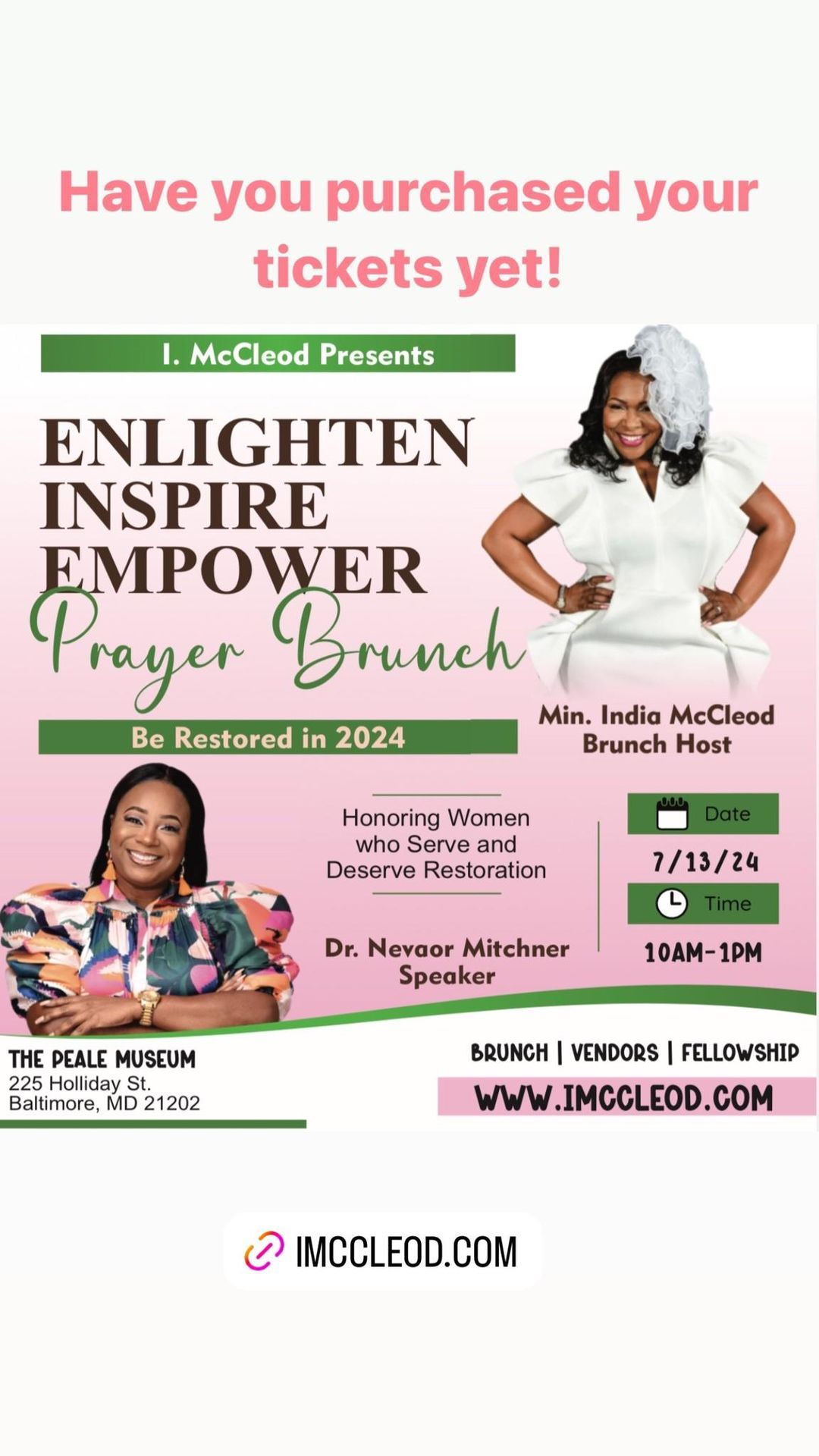 Enlighten, Inspire, Empower Prayer Brunch