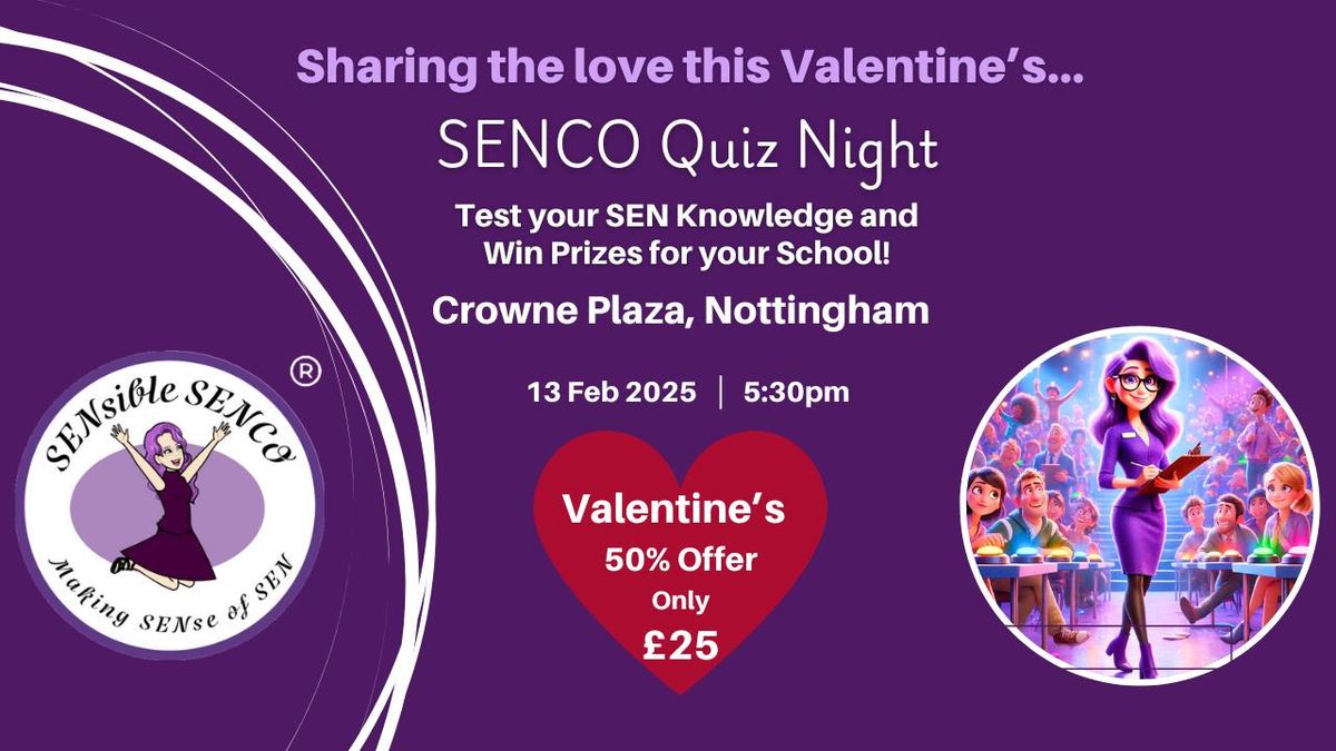 SENsible25 - Evening Quiz and Networking for SENCOs