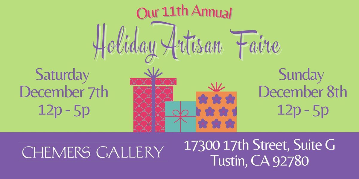 11th Annual Holiday Artisan Faire