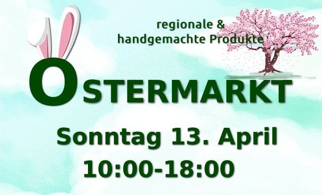 Ostermarkt im Gutshof Mengersdorf - Innen und Aussen