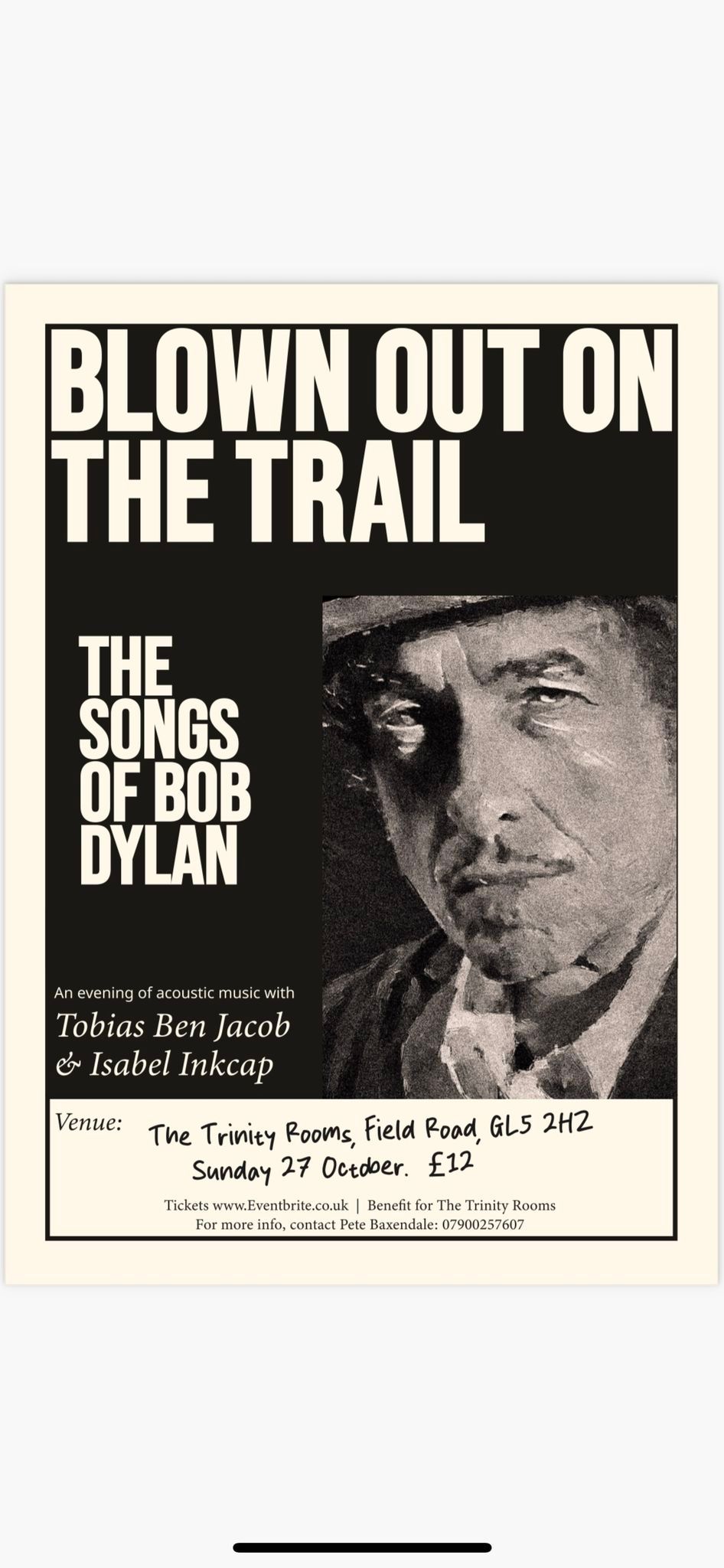 Blown Out onThe Trail- The songs if Bob Dylan 