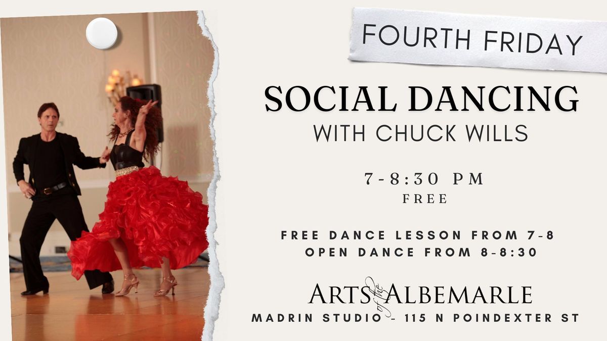 Fourth Friday Social Dancing with Chuck Wills