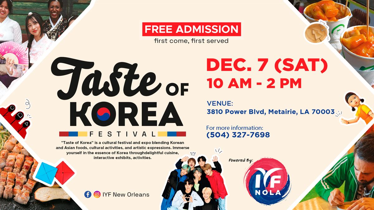 Taste of Korea in NOLA