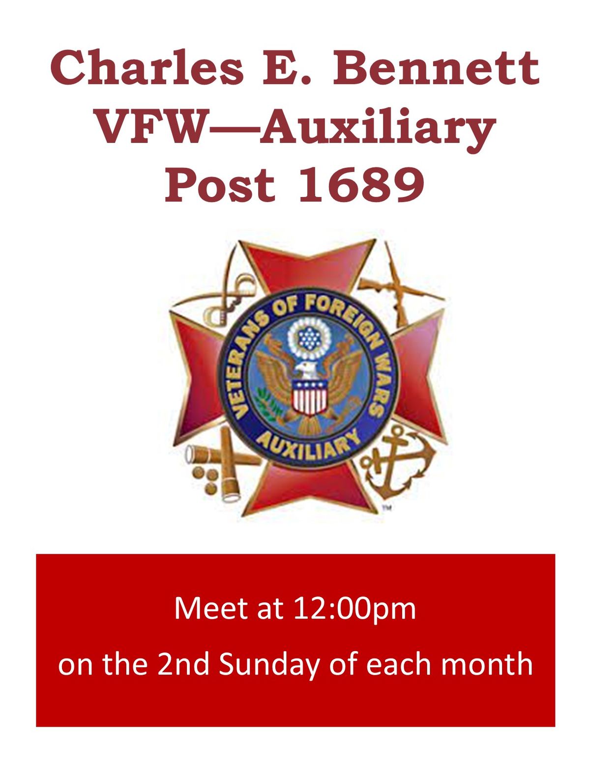 VFW Post 1689 - Auxiliary Meeting