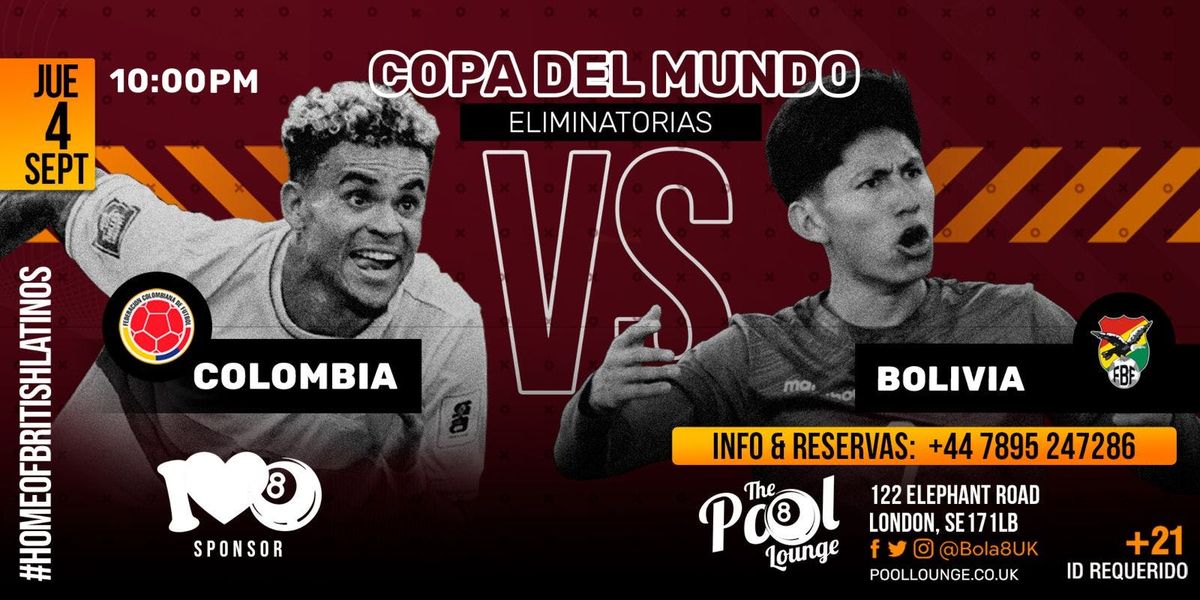 Eliminatorias de la Copa del Mundo: Colombia vs Bolivia