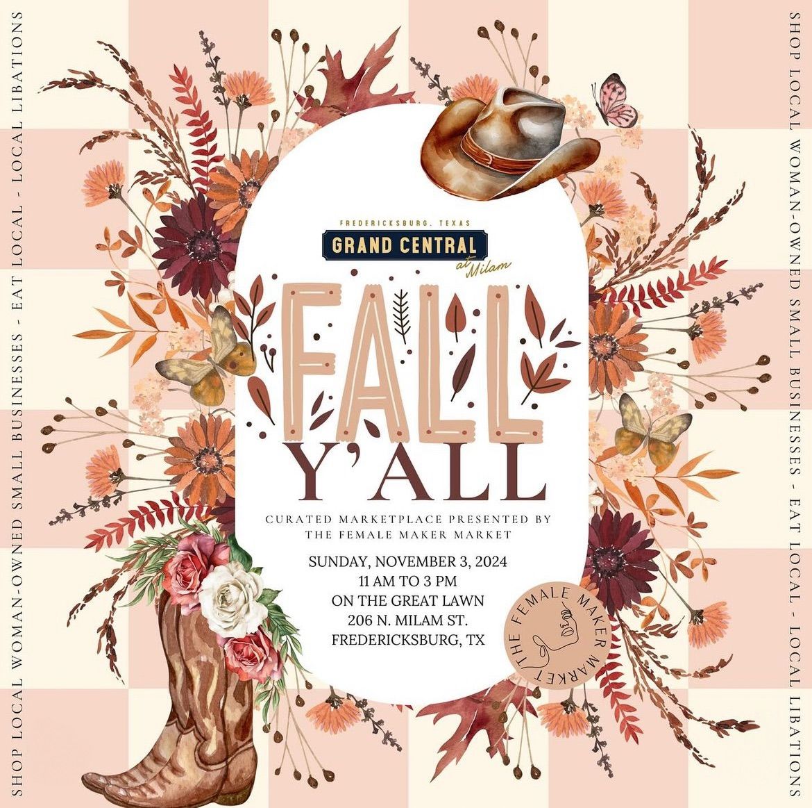 FALL Y'ALL Curated Marketplace on the Great Lawn - Grand Central at Milam