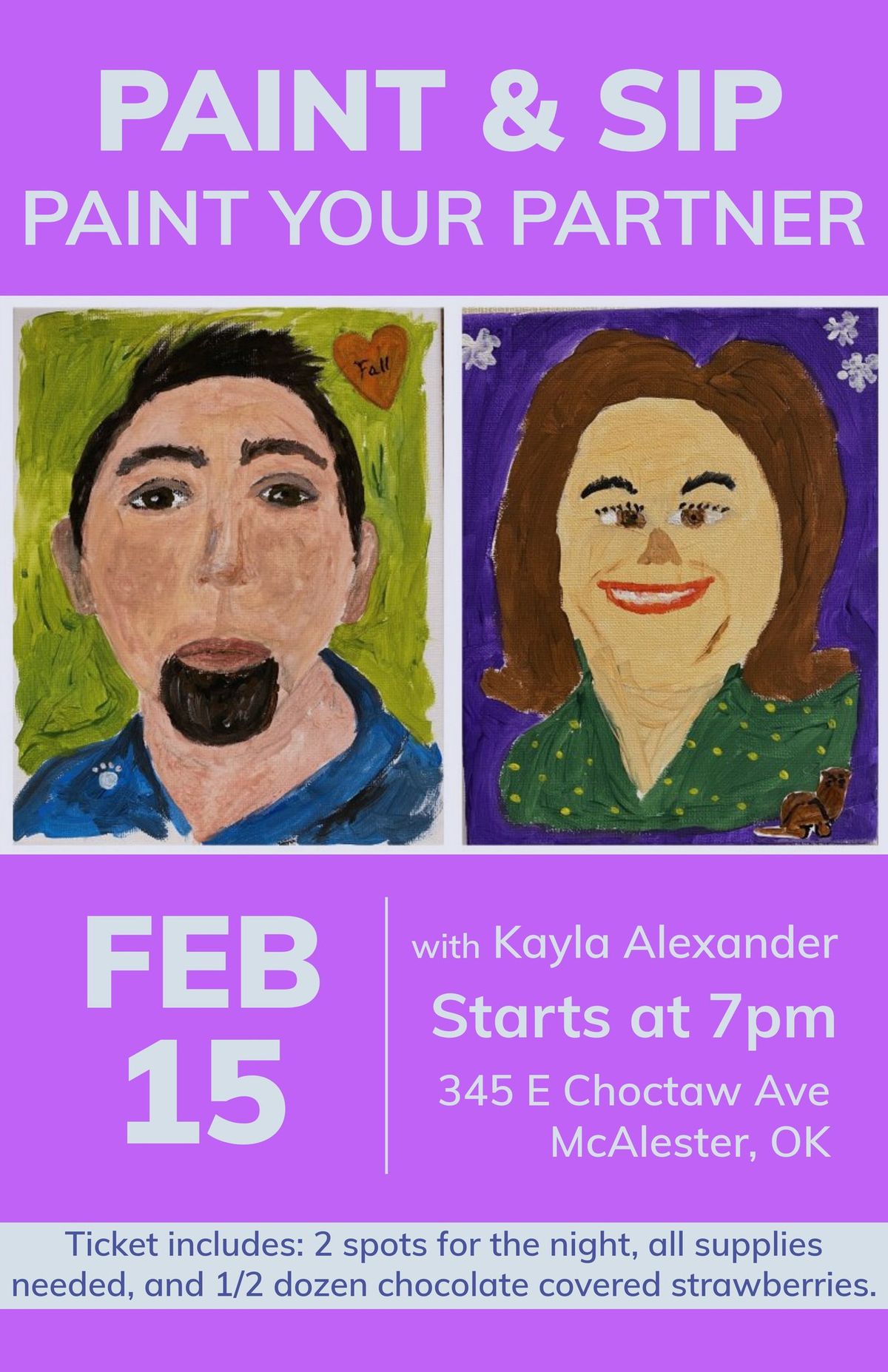 PAINT N SIP: Paint Your Partner