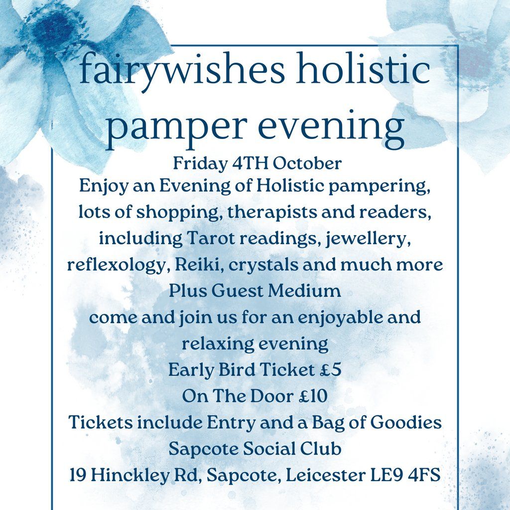 Fairywishes Holistic Pamper Evening