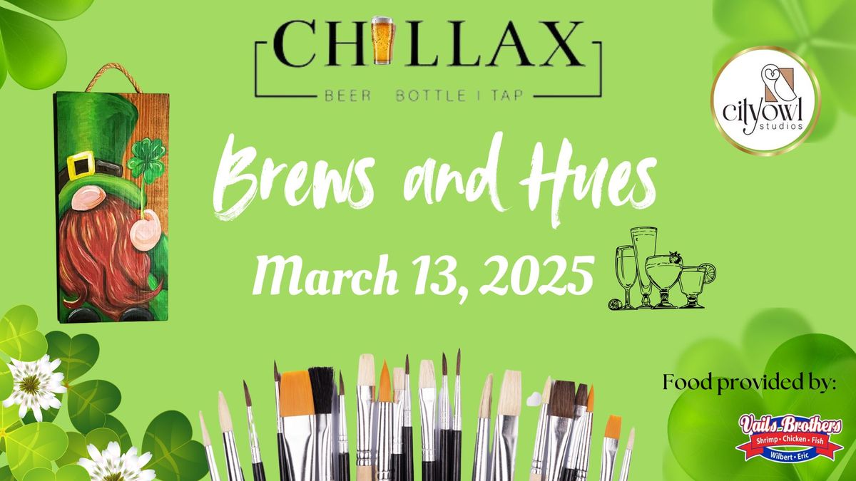 Brews and Hues: March Paint Night