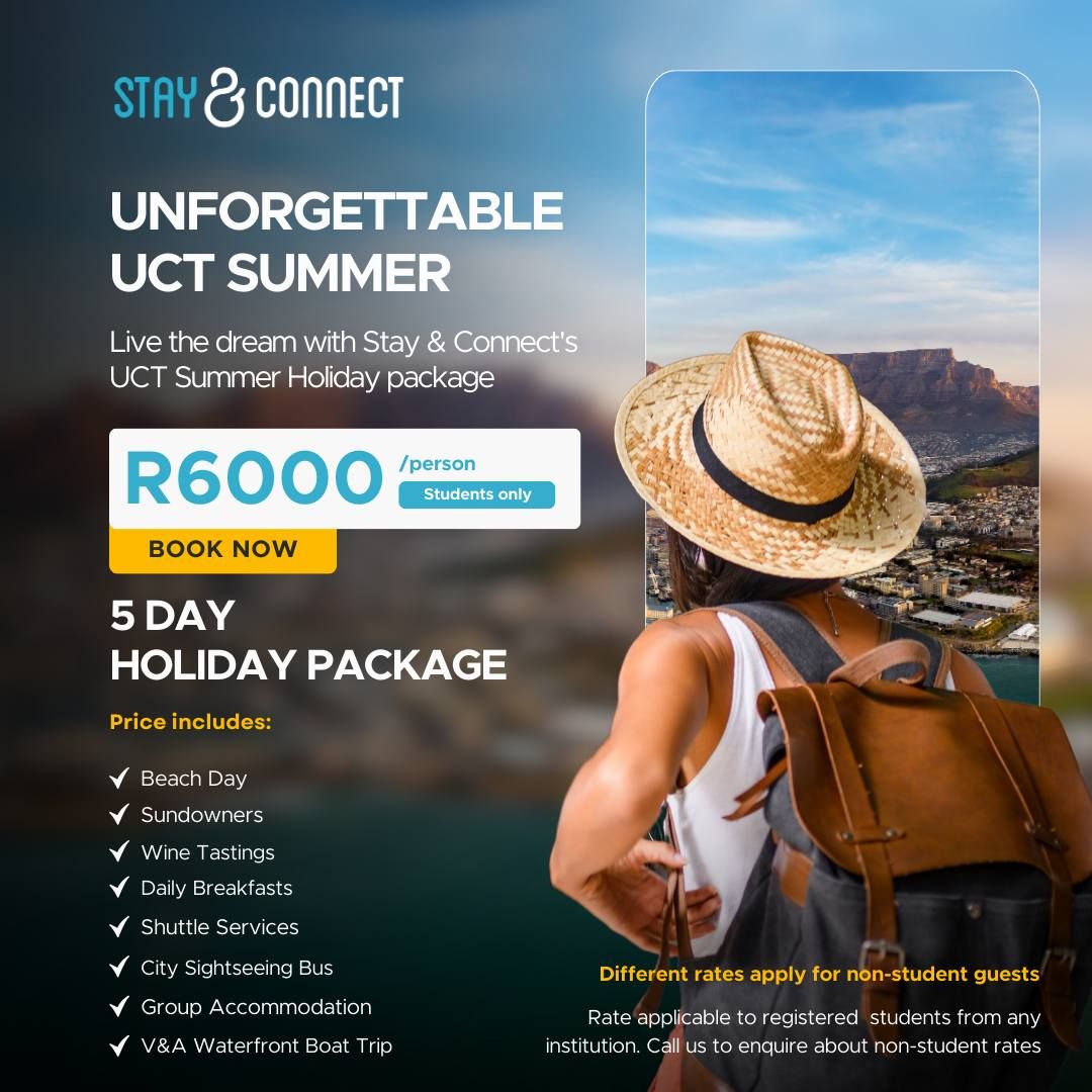 UCT Summer Holiday with Stay & Connect