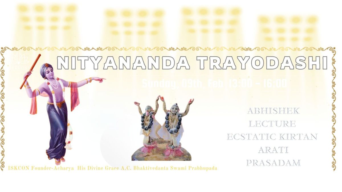 Nityananda Trayodasi celebration 