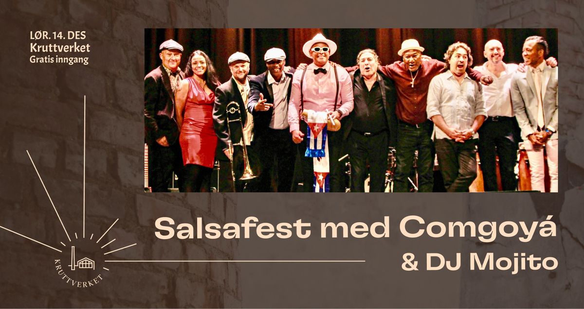 Comgoy\u00e1 med salsa p\u00e5 Kruttverket