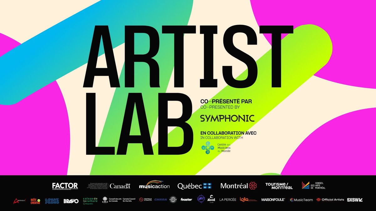 ARTIST LAB 2024 | Journ\u00e9e de conf\u00e9rences et d'activit\u00e9s GRATUITES!