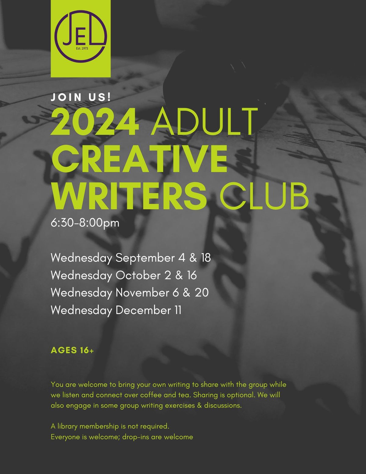 Adult Creative Writers Club