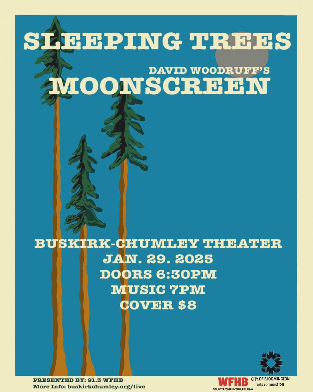 Sleeping Trees & David Woodruff's Moonscreen: Live at Buskirk-Chumley Theater