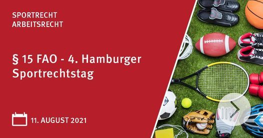 \u00a7 15 FAO - 4. Hamburger Sportrechtstag