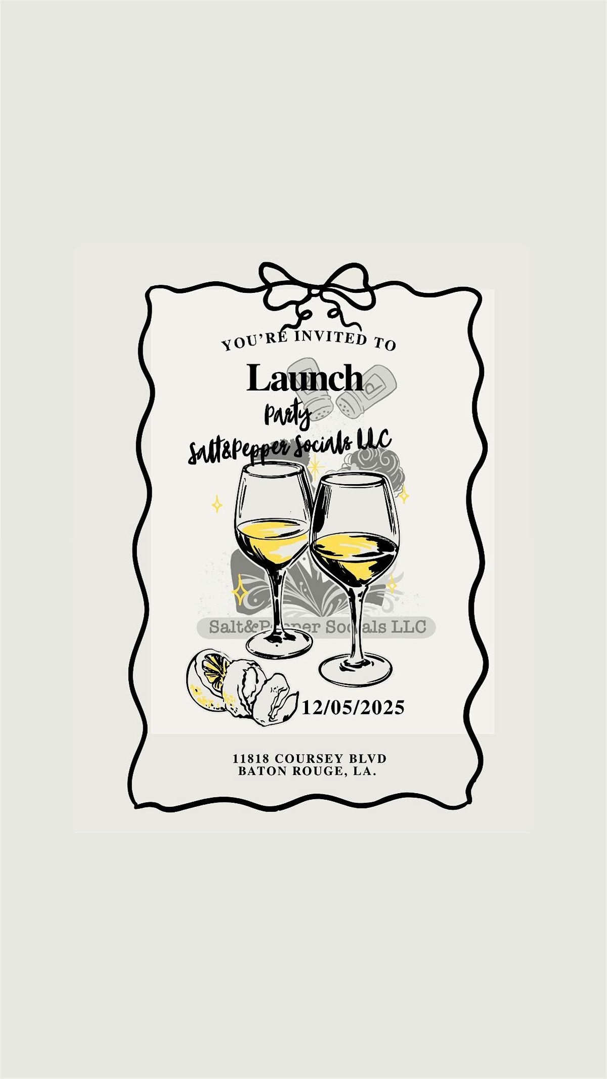 Salt&Pepper Socials LLC Launch Party