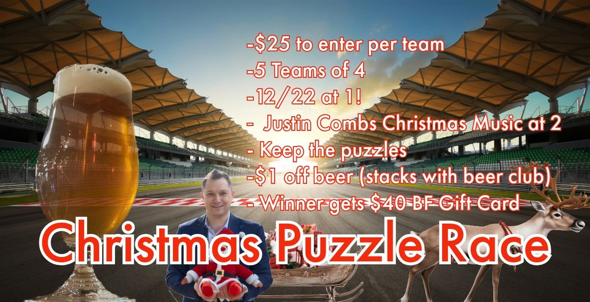 Puzzle Race and Justin Combs Christmas Music