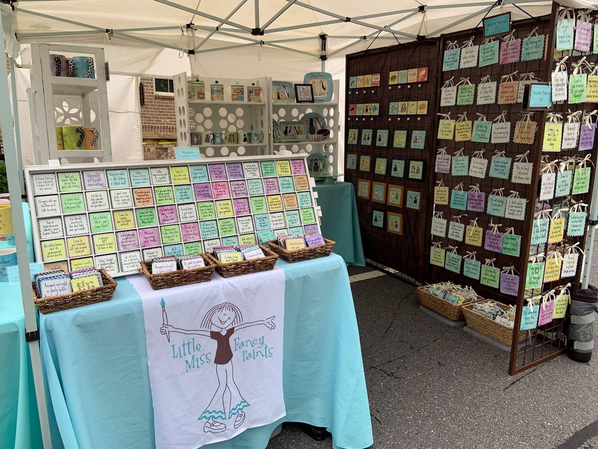 Little Miss Fancy Paints\u2019 booth at Craftmen\u2019s Classic in Greensboro, NC