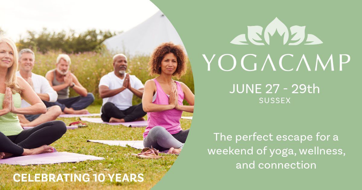 YOGACAMP Sussex 2025, 10th anniversary