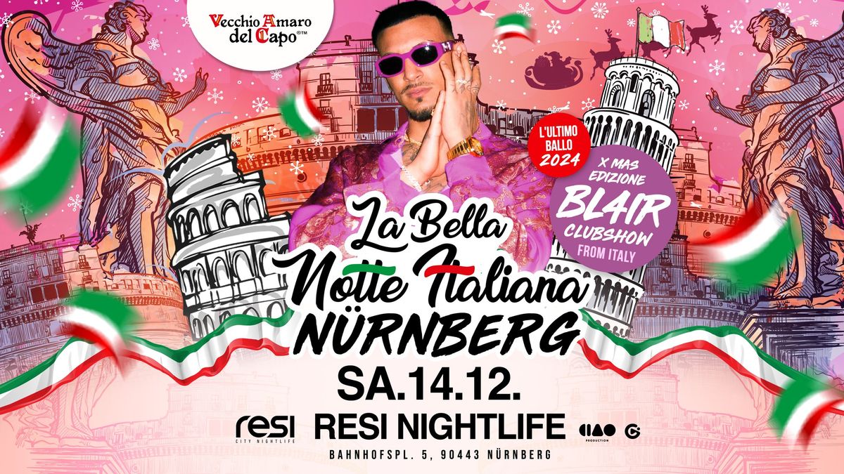 La Bella Notte Italiana \u2022 14.12. \u2022 N\u00fcrnberg con BL4IR Club Show