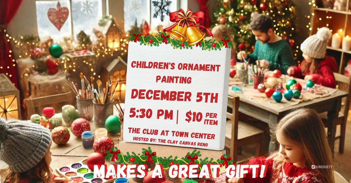 Children\u2019s Ornament Painting