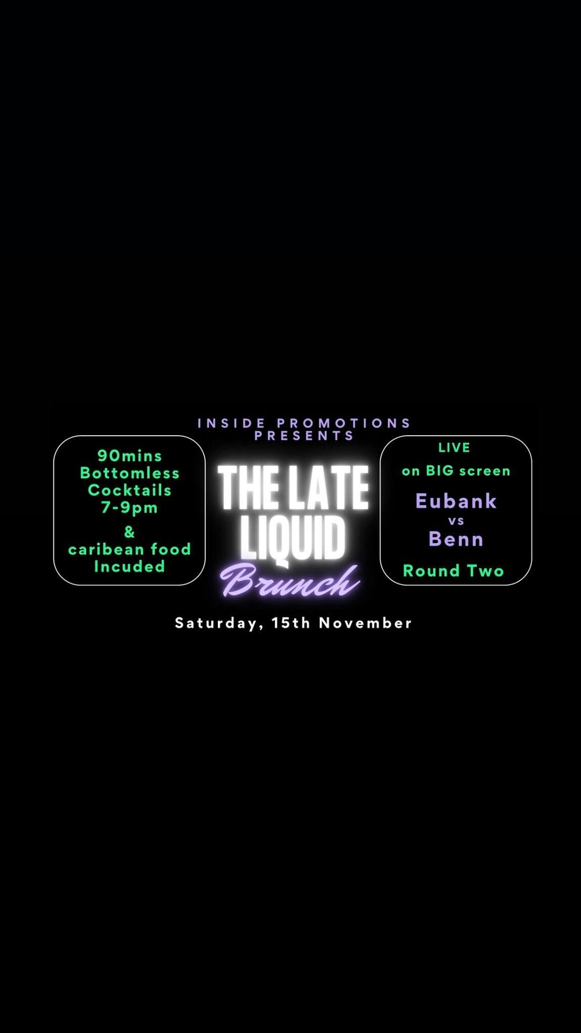 The late liquid brunch