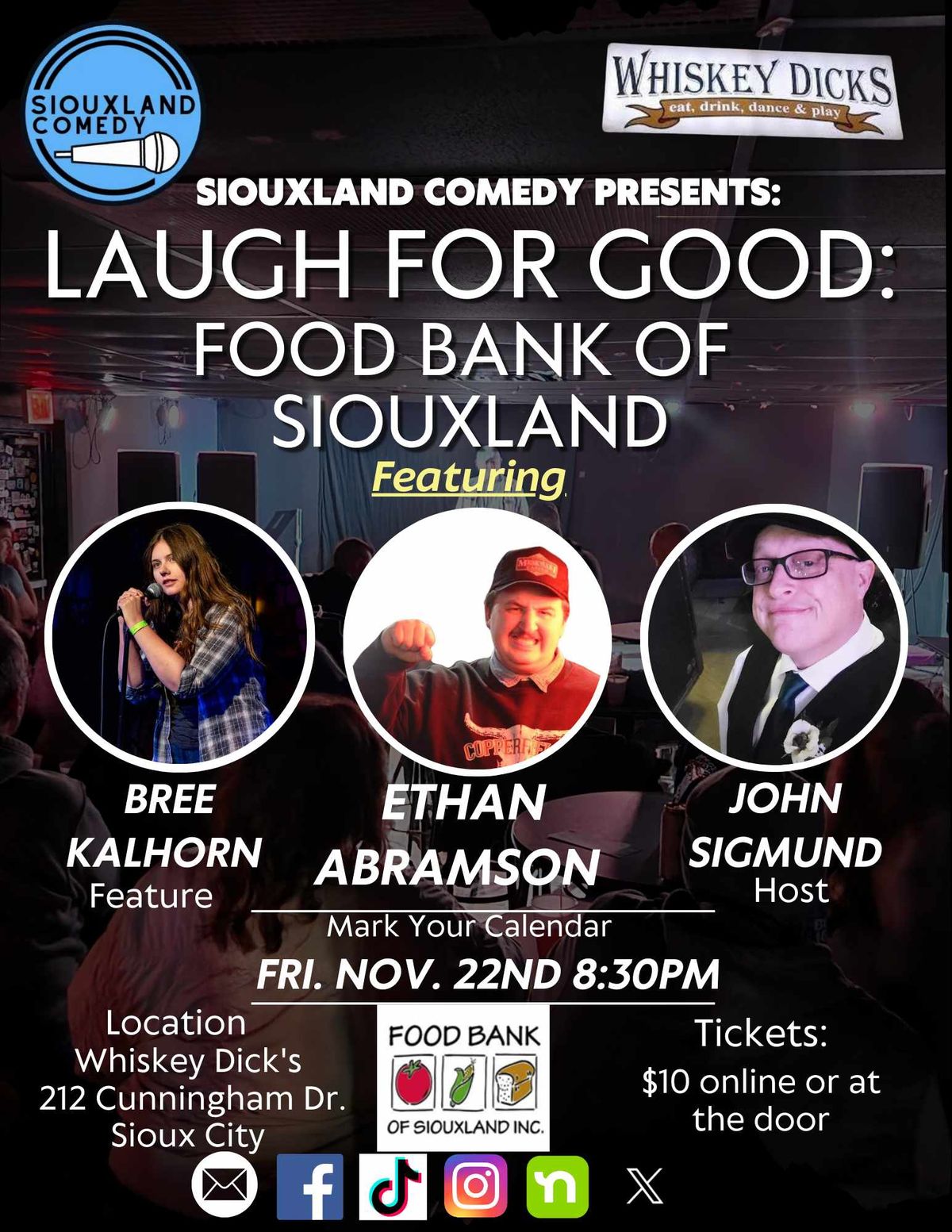 Laugh for Good: Food Bank Of Siouxland