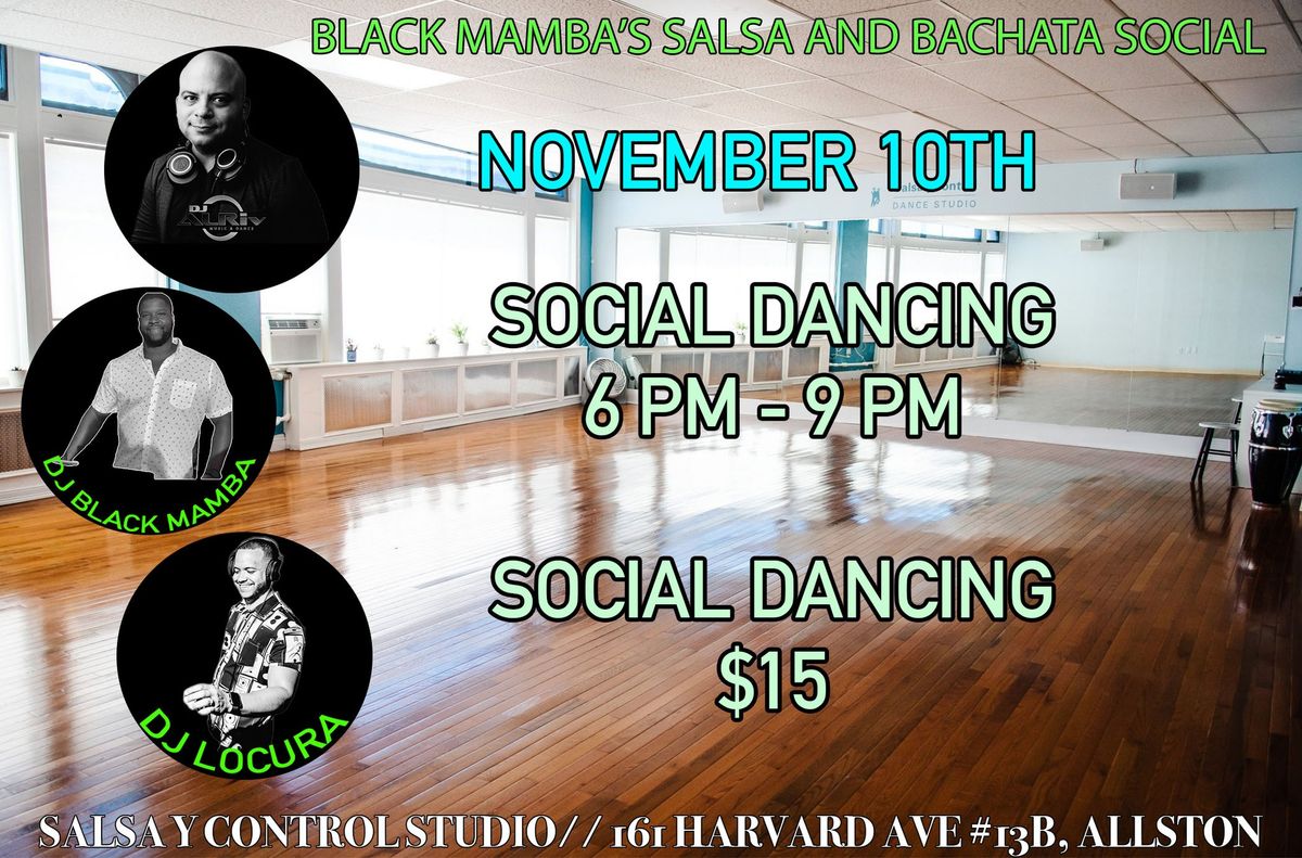 Black Mamba's Salsa and Bachata Social @ SYC Studio