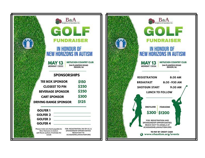 B&A GOLF FUNDRAISER IN HONOUR OF NEW HORIZONS IN AUTISM