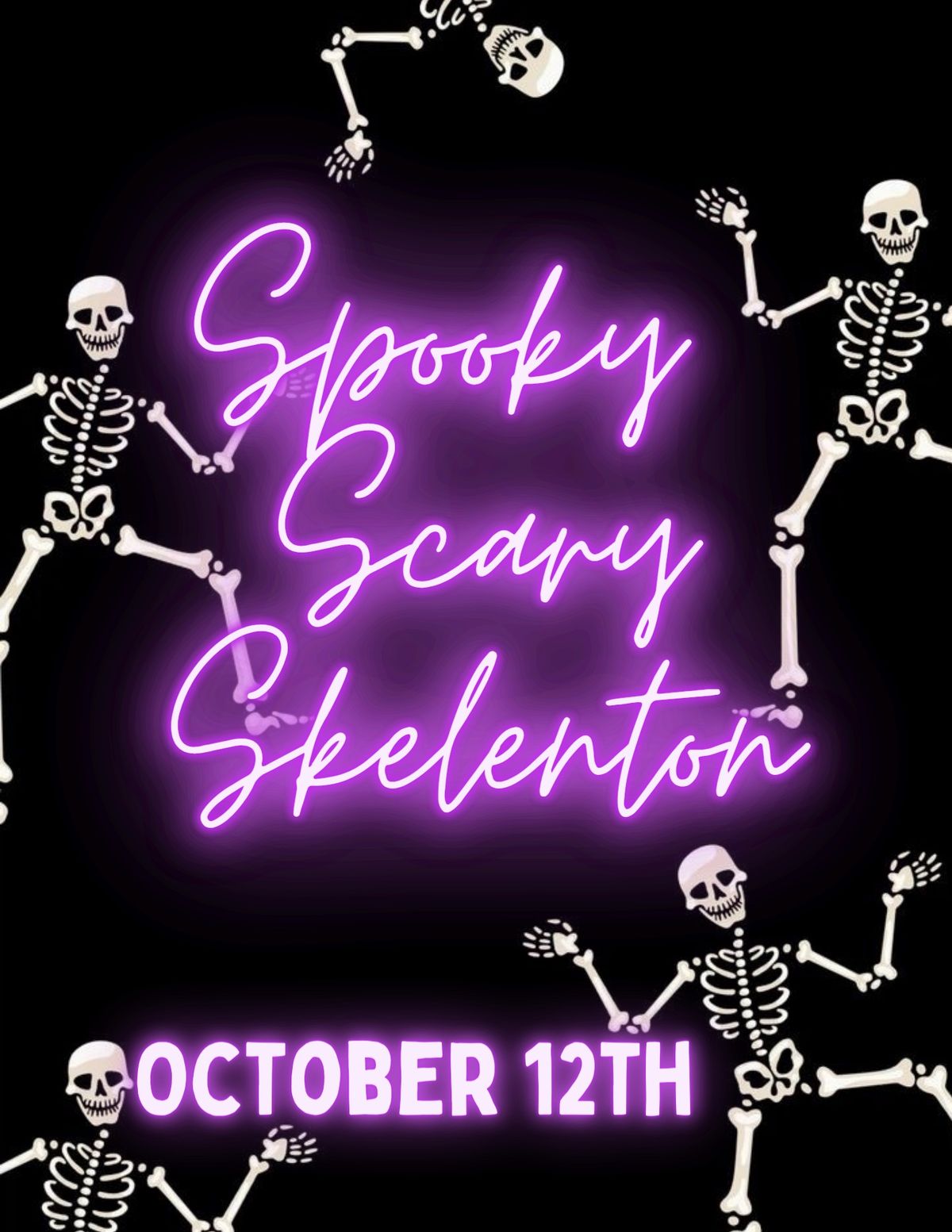 Spooky Scary Skeleton Pageant