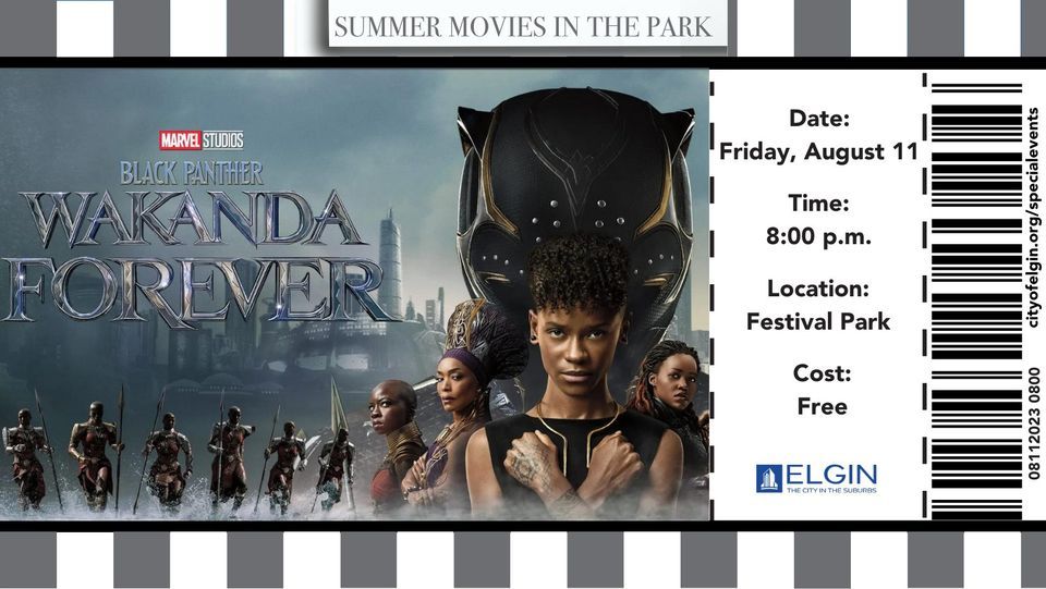 Movies in the Park: Black Panther: Wakanda Forever 