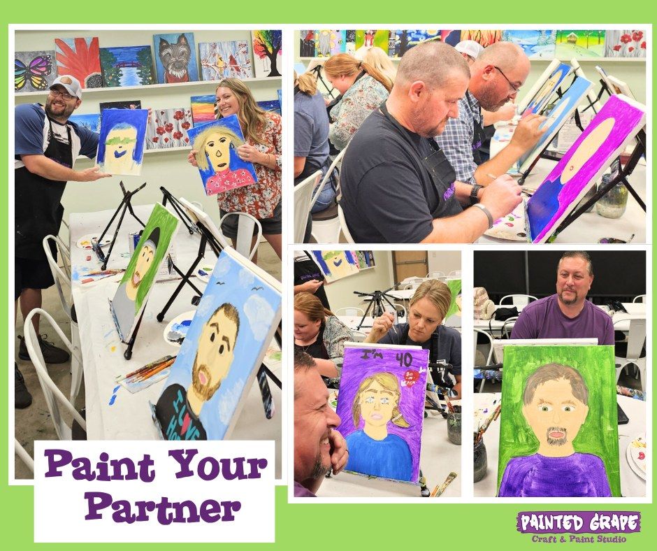 Paint Your Partner - Paint & Sip Canvas Class