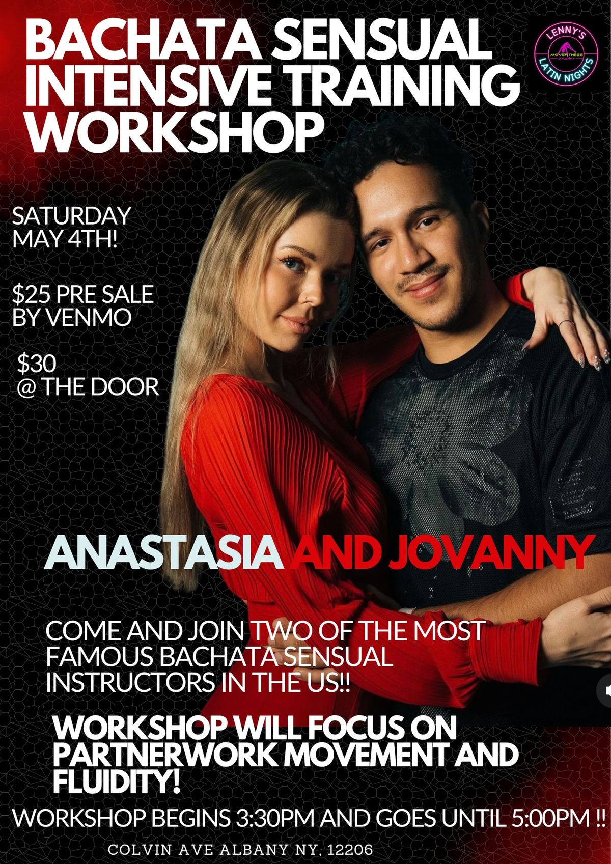 Anastasia & Jovanny: Bachata Sensual Intensive Workshop