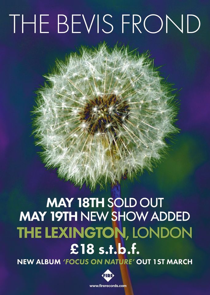 The Bevis Frond play the Lexington on SUNDAY 19TH as well as Saturday 18th May 2024