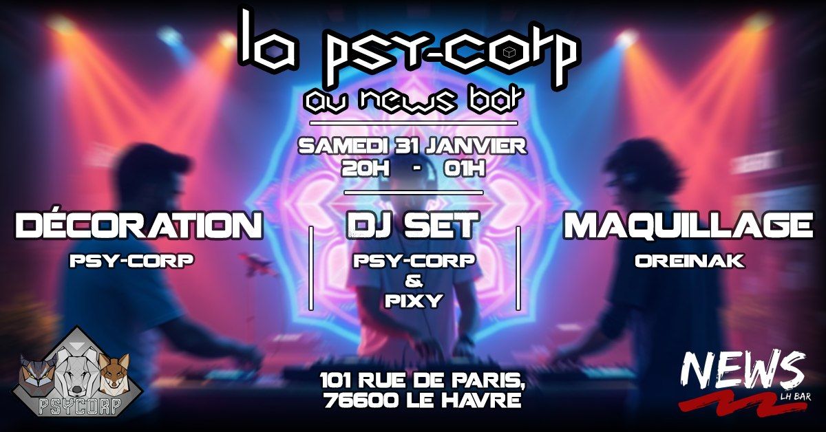 La Psy-Corp au News Bar - Janv 31\/ 2025 (Le Havre)