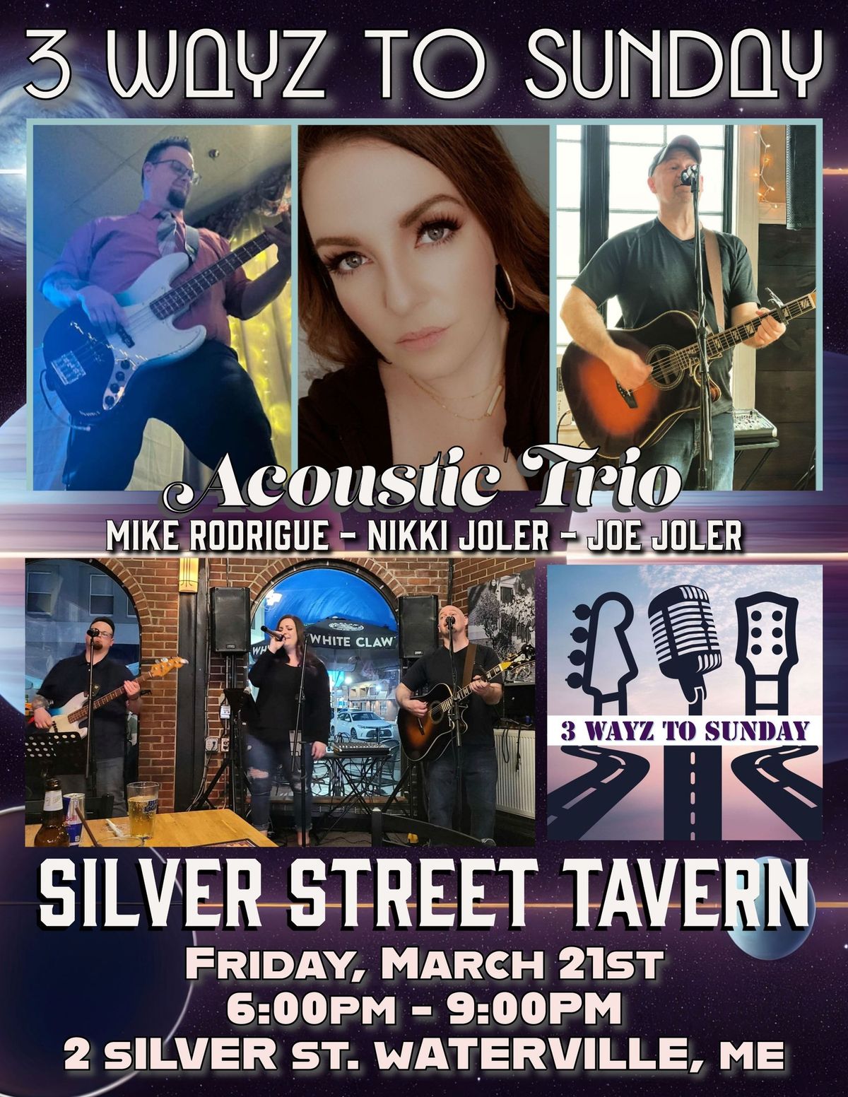 3 Wayz To Sunday at Silver Street Tavern